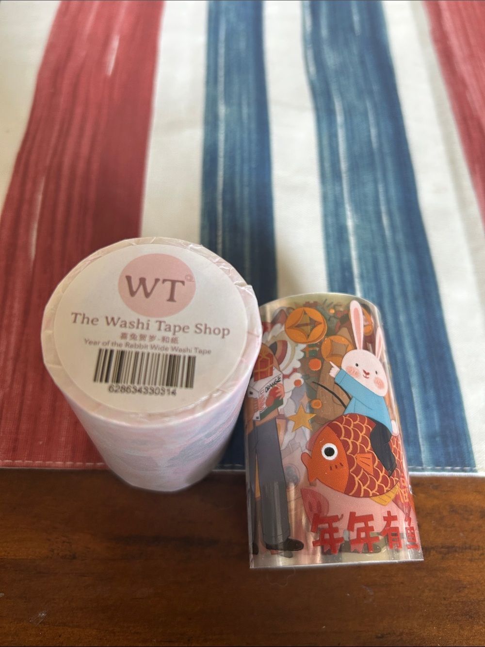 Washi tape and pet tapper from the washi tape shop year of the rabbit